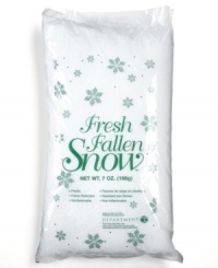 Forget the forecast. A white Christmas is guaranteed with a bag of fresh fallen snow from Department 56.