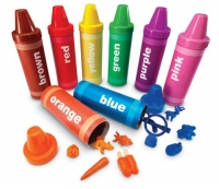 Learning Resources Rainbow Sorting Crayons