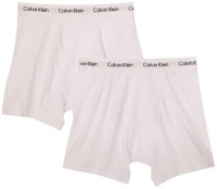 Calvin Klein Mens 2 Pack Boxer Brief, White, Small