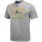 MLB Majestic Oakland Athletics Ash Dial It Up T-shirt