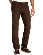 Dockers Men's 5 Pocket Khaki D2 Straight Fit Flat Front Pant, Lumber Bedford Corduroy, 29x32