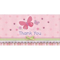 Amscan Carter's Baby Girl Thank-You Notes (8)