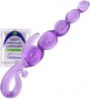 Purple Royal Ribbon Silicone Anal Beads with Free LifeStyles Lubricant!