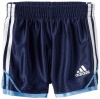 adidas Baby-Boys Infant Prime Dazzle Short, Navy/Blue, 18 Months