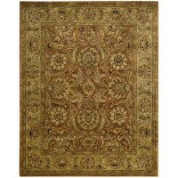 Nourison Rugs Jaipur Collection JA29 Rust Rectangle 5'6 x 8'6 Area Rug