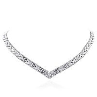 Sterling Silver Riccio V Necklace