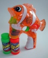 Cartoon Fish Bubble Gun- Led Clownfish Bubble Blaster (Assorted Colors)