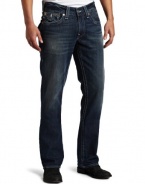 True Religion Men's Ricky Straight Jean, Blue, 31