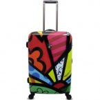 Heys USA Luggage Britto New Day 26 Inch Hard Side Suitcase, Multi-Colored, One Size