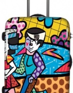 Heys USA Luggage Britto Spring Love 26 Inch Hardside Spinner, Spring Love, 26 Inch