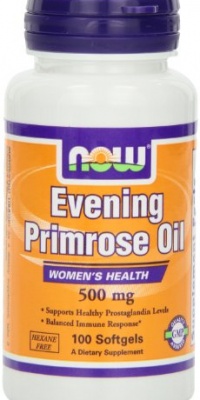 NOW Foods Evening Primrose Oil 500mg, 100 Softgels,