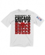 Time to take charge. Display your pride for the running of the Chicago Bulls with this NBA t-shirt from adidas.