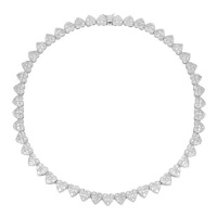 Studio 925 Sweetheart CZ Pave Sterling Silver Necklace