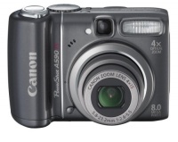 Canon PowerShot A590IS 8MP Digital Camera with 4x Optical Image Stabilized Zoom