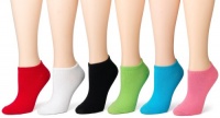 K. Bell Women's 6-Pack Assorted No-Show Socks