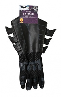 Rubies Costume Co Batman The Dark Knight Child Gauntlet Gloves for Batman