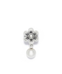 A cultured freshwater pearl dangles from a sterling silver flower to mark June birthdays. Donatella is a playful collection of charm bracelets and necklaces that can be personalized to suit your style! Available exclusively at Macy's.