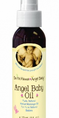 Earth Mama Angel Baby, Angel Baby Oil, 4 Ounce