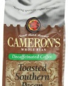 CAMERON'S Decaf Toasted Whole Bean Coffee, Southern Pecan, 12-Ounce