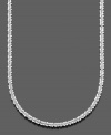 Enjoy life's simple pleasures. This pretty chain necklace is crafted in 14k white gold. Approximate length: 20 inches.