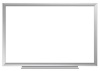 Board Dudes 24-Inch x 36-Inch Aluminum Framed Non-Magnetic Dry Erase Board (17253)