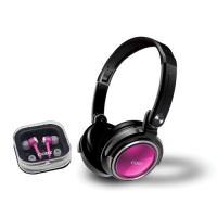 Stereo -Pink - Mini-phone - Wired - Gold Plated - Over-the-head - Binaural - Ear-cup