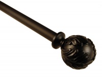 BCL Drapery Hardware 1PABK86 Paulina Curtain Rod