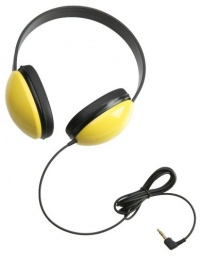 Califone 2800-YL Listening First Stereo Headphones- Yellow