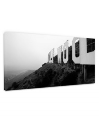 Say hello to Hollywood. A close-up on the world-famous Hollywood Sign lets you know you've officially made it. With a modern gallery-wrapped finish, it'll be the star of your living room, bedroom or home office.