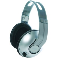 Coby CV320 High-Performance Professional Studio Monitor Headphones, Silver