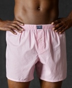 Classically styled, this boxer offers everyday comfort, made of the finest 100% rungspun cotton.