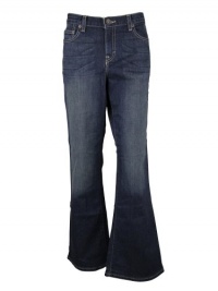 Calvin Klein Womens Dark Wash Flare Fit 5 Pocket Denim Jeans 30 10