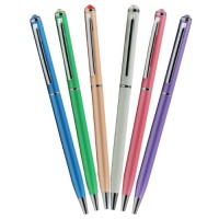 Set of 6 Crystal Pastel Ballpoint Pens - MADE WITH SWAROVSKI ELEMENTS