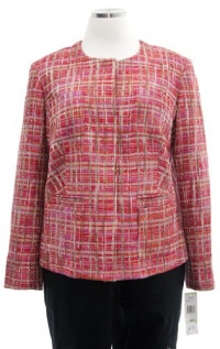 Jones New York Women's Snap Jacket, Multi, 18