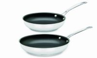 Cuisinart 722-911NS Chef's Classic 2-Piece Stainless Nonstick 9 Inch and 11 Inch Skillet Set