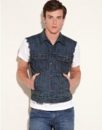 GUESS Crater Denim Vest