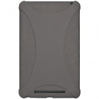 Amzer AMZ94380 Silicone Jelly Soft Skin Fit Case Cover for Asus Nexus 7, Google Nexus 7 - 1 Pack - Retail Packaging - Grey