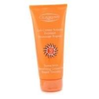 Clarins Sunscreen Smoothing Cream-Gel Rapid Tanning SPF10 Water-Resistant 200ml/7oz