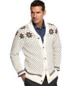 For a standout finishing touch, add this fairisle cardigan from Tasso Elba as the last layer to any outfit.