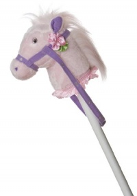 Aurora Plush 37 Pink Fantasy Stick Pony with Sound