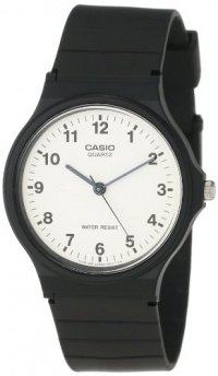 Casio Men's MQ24-7B Analog Black Resin Strap Watch