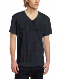 Calvin Klein Jeans Men's Geo Logo Short Sleeve V-Neck