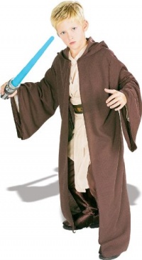 Rubies Star Wars Deluxe Hooded Jedi Robe, Small