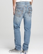 True Religion Ricky Straight Leg Jeans in Fairfax Wash