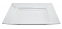 BIA Cordon Bleu Nouveau Square Shallow Bowls, Set of 2, White