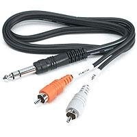 HOSA Stereo 1/4-Inch Phone - Two RCA 4m 13.2-Feet - Send/Return Insert Cables