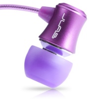 JBuds J3 Micro Atomic In-Ear Earbuds Style Headphones with Travel Case (Purplelicious)