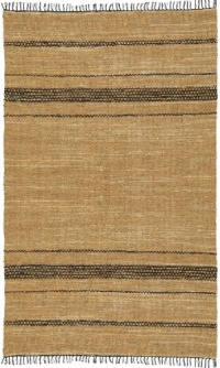 Matador Leather Chindi Black/Tan Rug Rug Size: 5' x 8'