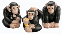 Fisher-Price Little People Zoo Talkers Chimpanzee Family Pack