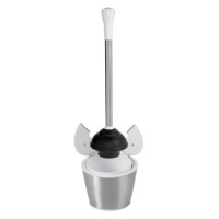 OXO Good Grips Stainless Steel Toilet Plunger and Canister